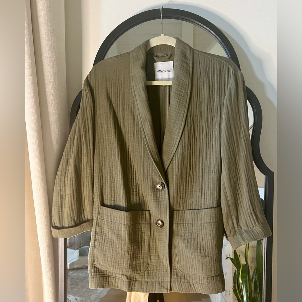 Madewell XS Cotton blazer